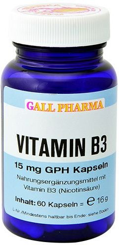 Vitamin B3 15 mg GPH Kapseln 60 St
