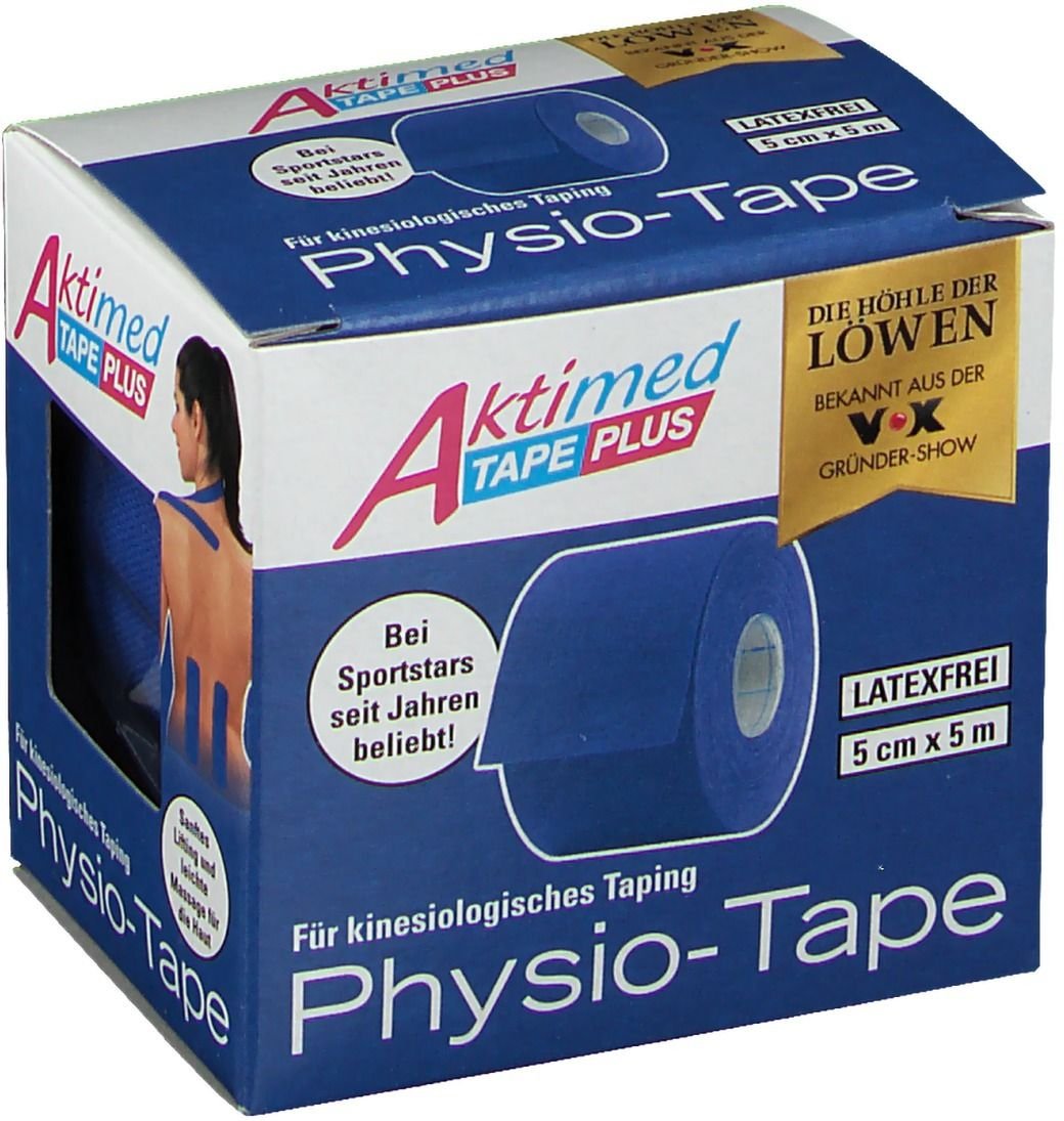 Aktimed Tape Plus elast.m.Zusatzn.5cmx5m royalbl. 1 St Verband