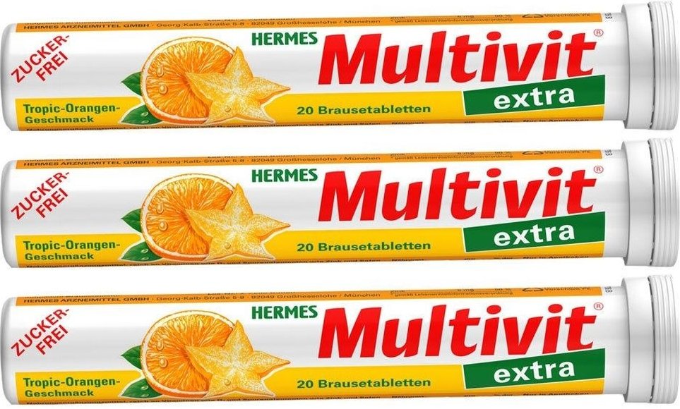 Hermes Multivit extra Brausetabletten 3x 3x20 St