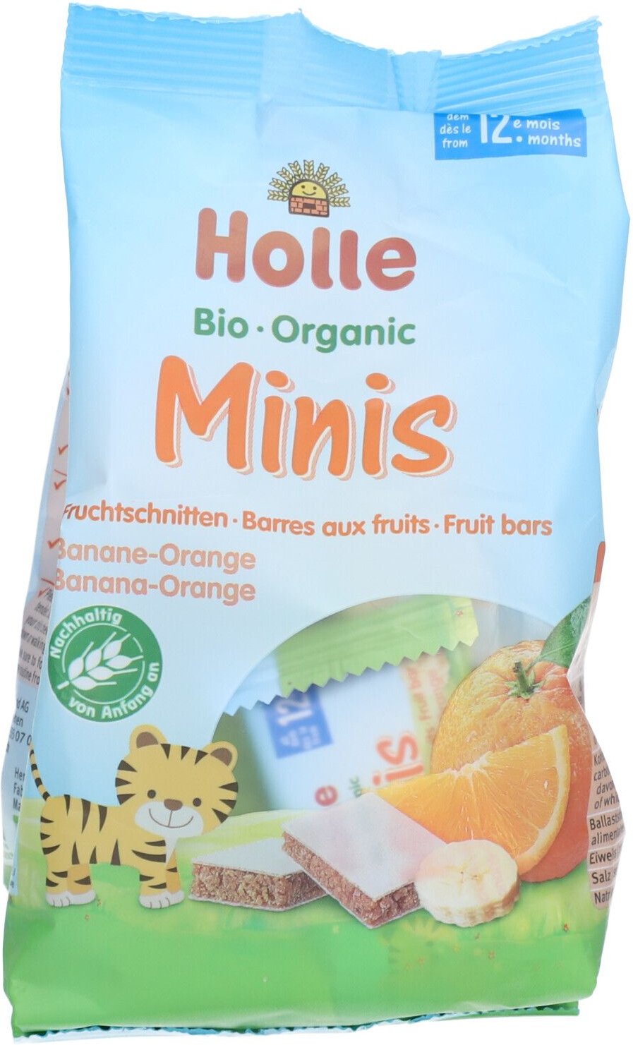 Holle Bio-Minis Banane Orange Btl 100 g Futter