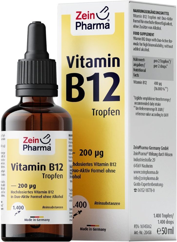 Thumbnail - Vitamin B12 200 µg Tropfen zum Einnehmen 50 ml