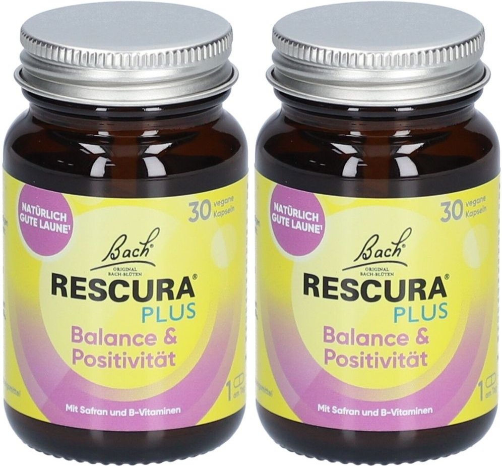 Rescura Plus Balance & Positivität Kapseln 30 Stk. 2x 2x30 St