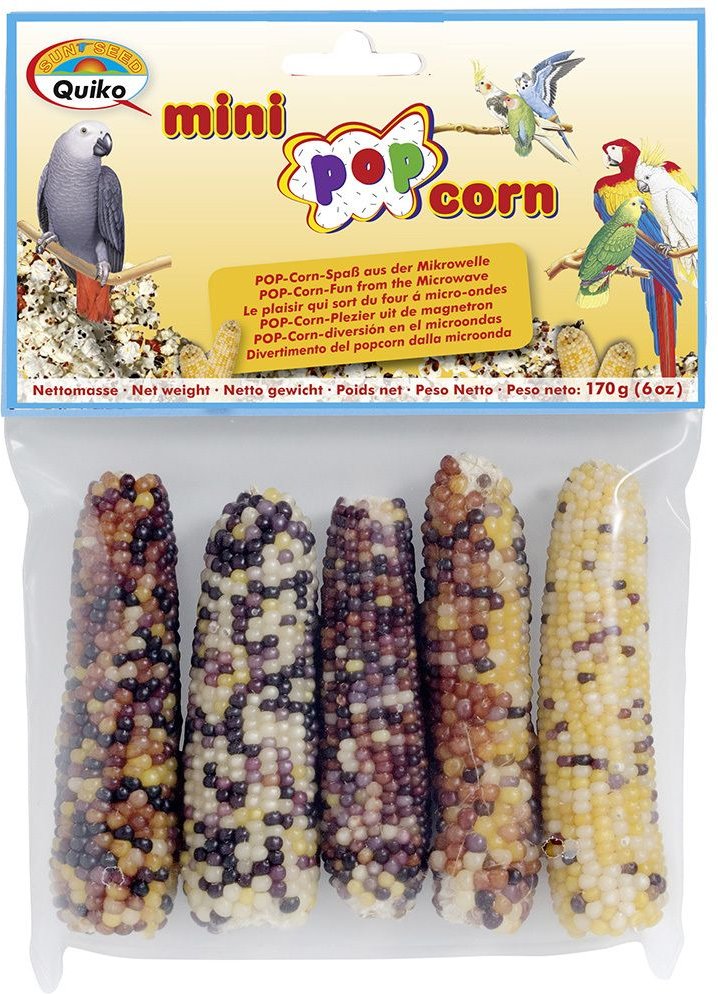 Quiko Mini Pop Corn für Vögel 3-er Set 3x170 g Futter