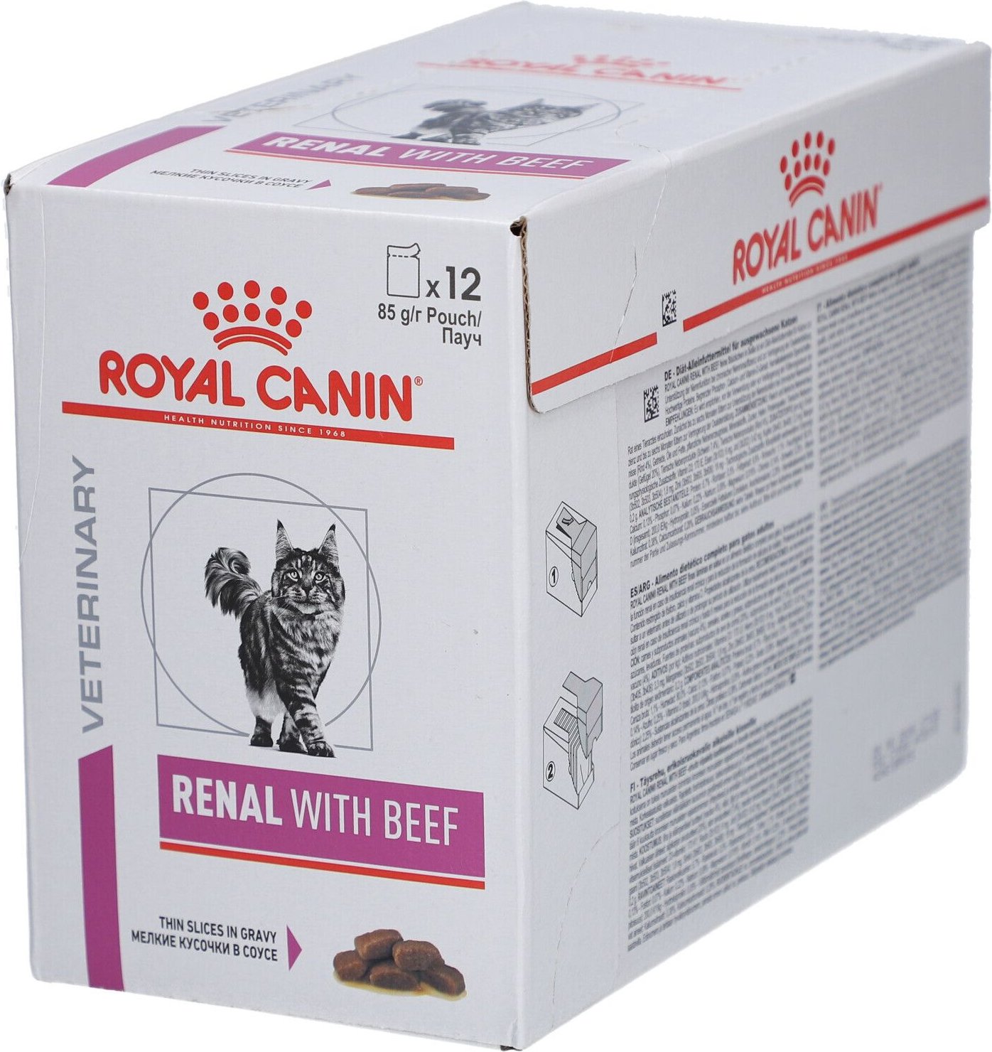 Royal Canin Veterinary Feline Renal with Beef 12x85 g Futter