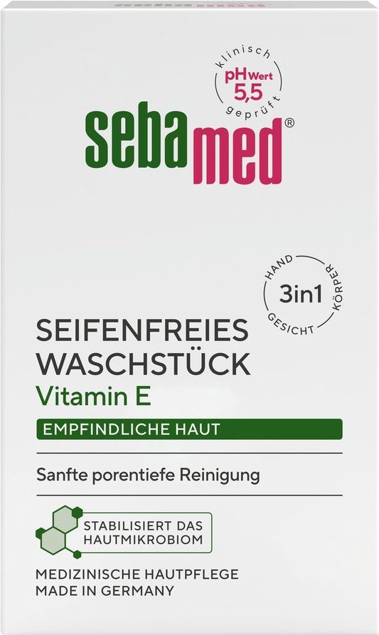 Sebamed seifenfreies Waschstück 150 g Körperpflege
