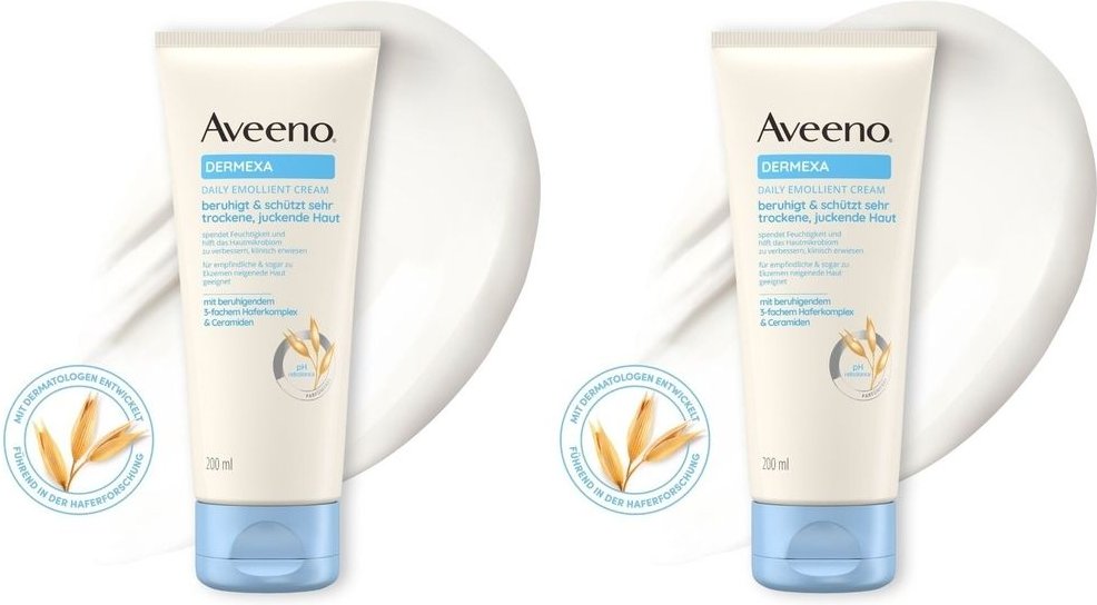 Aveeno Derm Emoll Creme x2 2x200 ml