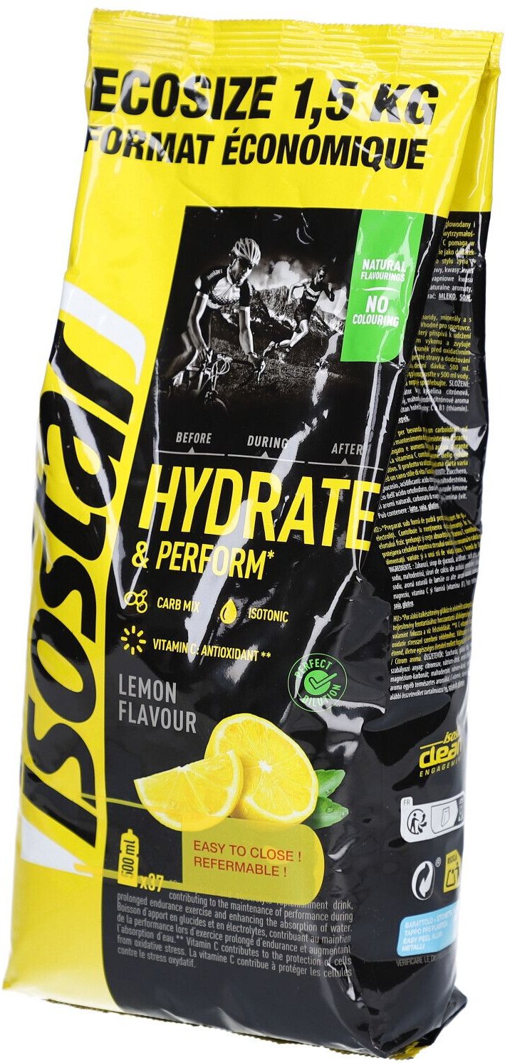 Isostar Hydrate & Perform Powder Lemon 1500 g Pulver