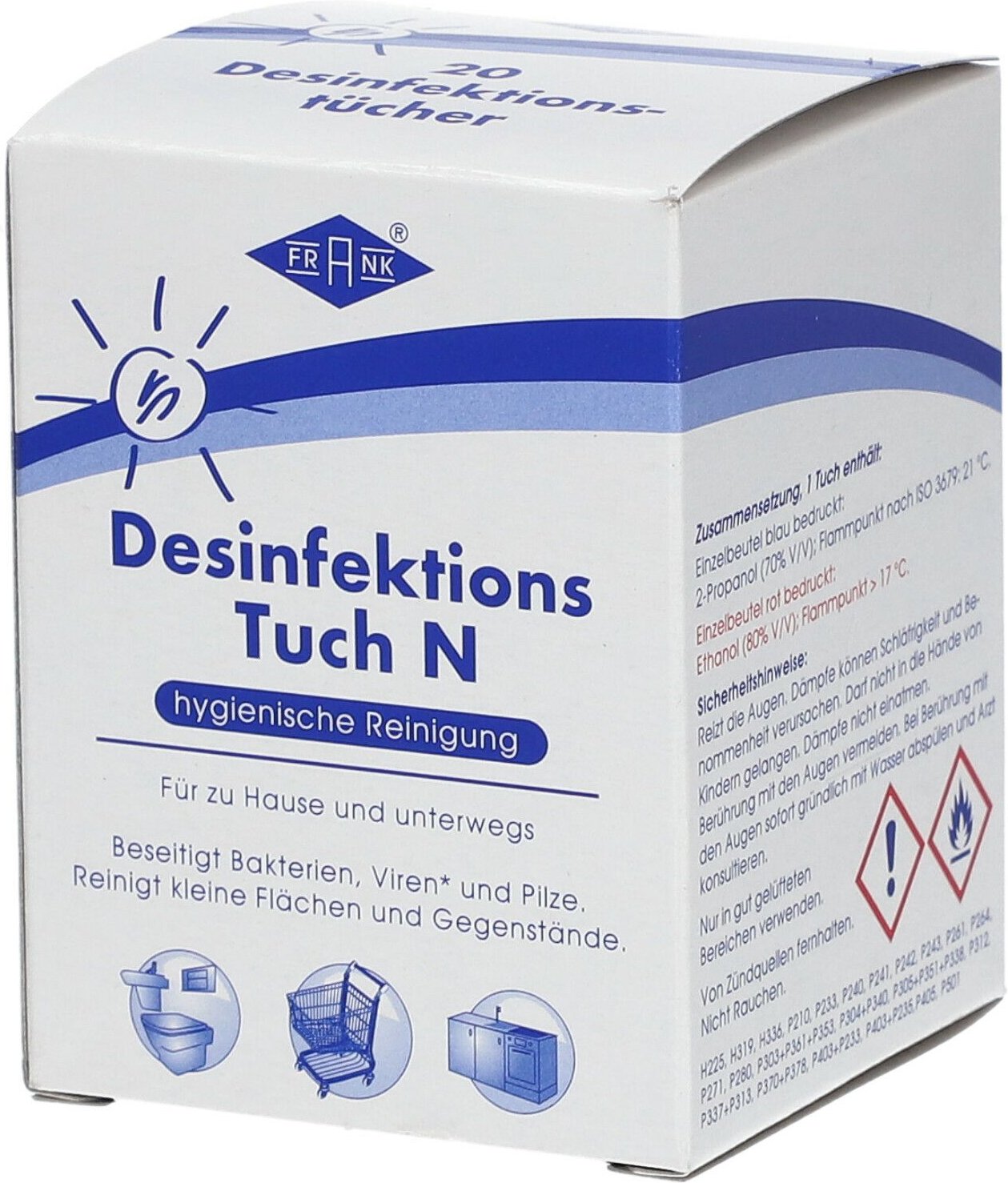 Desinfektionstuch N 20 St Tücher