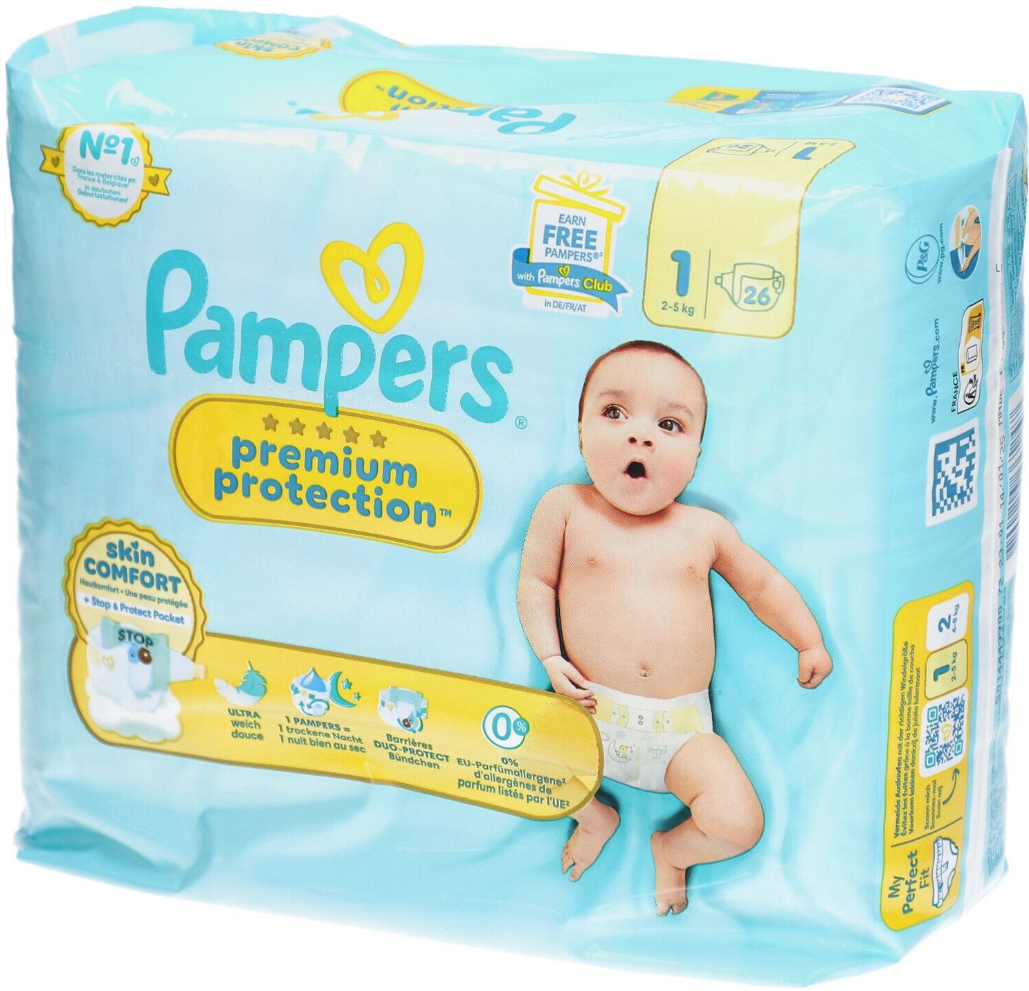 Pampers Pp S1 26Ct 26 St Windeln