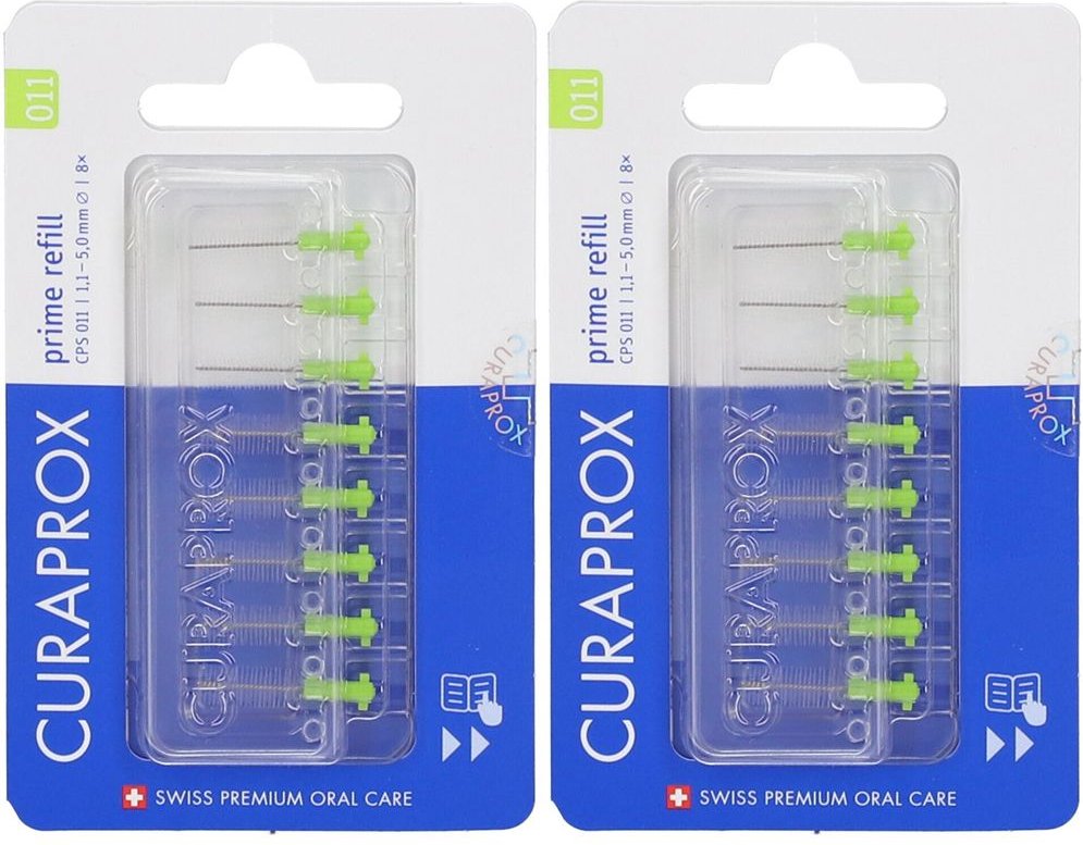 Curaprox CPS 011Pri Refill x2 2x8 St Zahnbürste