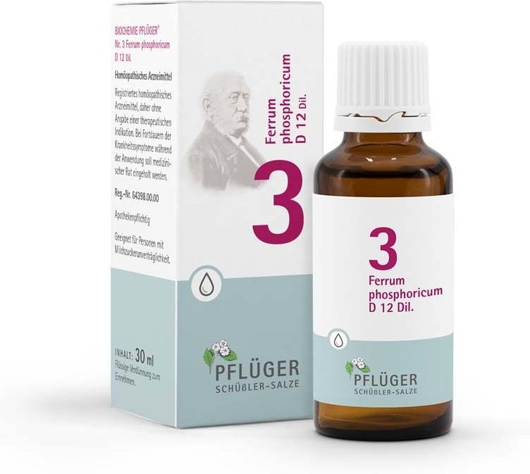 Biochemie Pflüger 3 Ferrum phosphoricum D 12 Tropfen