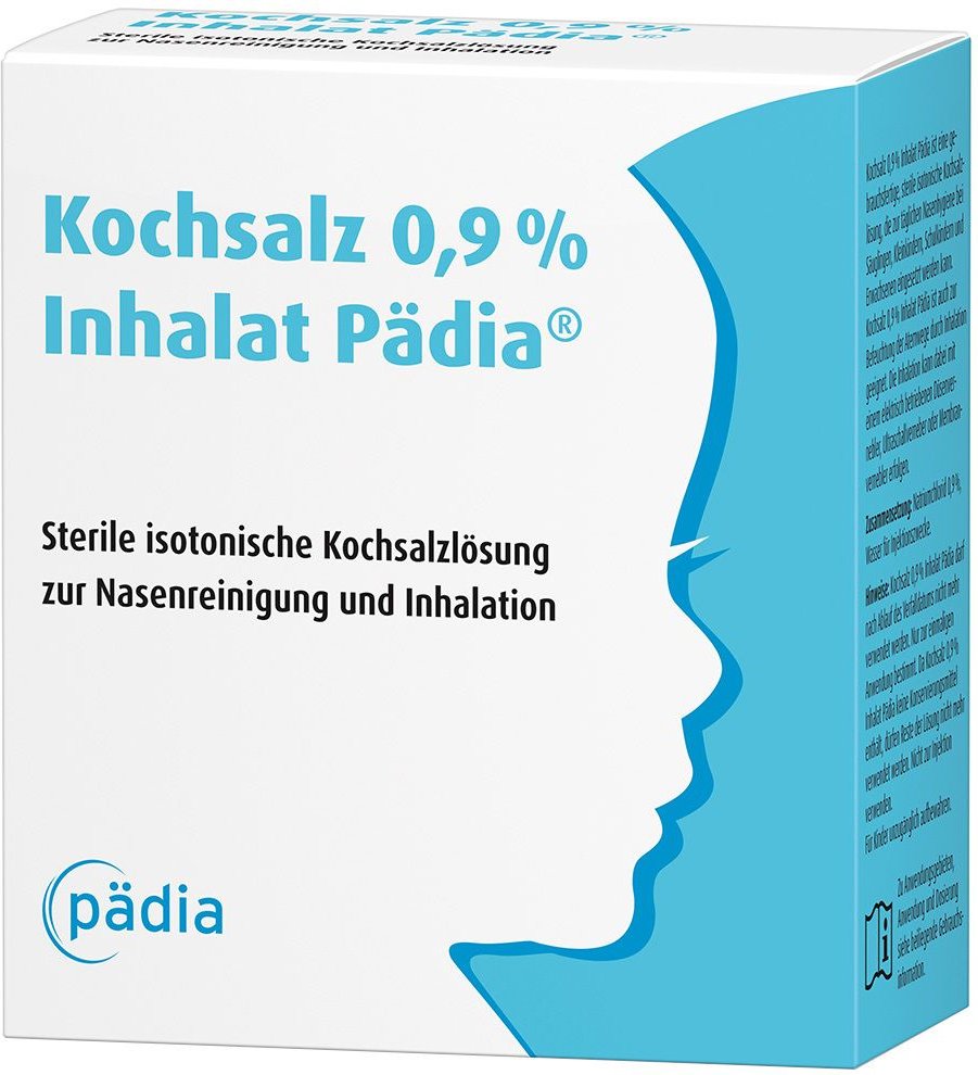 Kochsalz 0,9% Inhalat Pädia Ampullen 20x2,5 ml