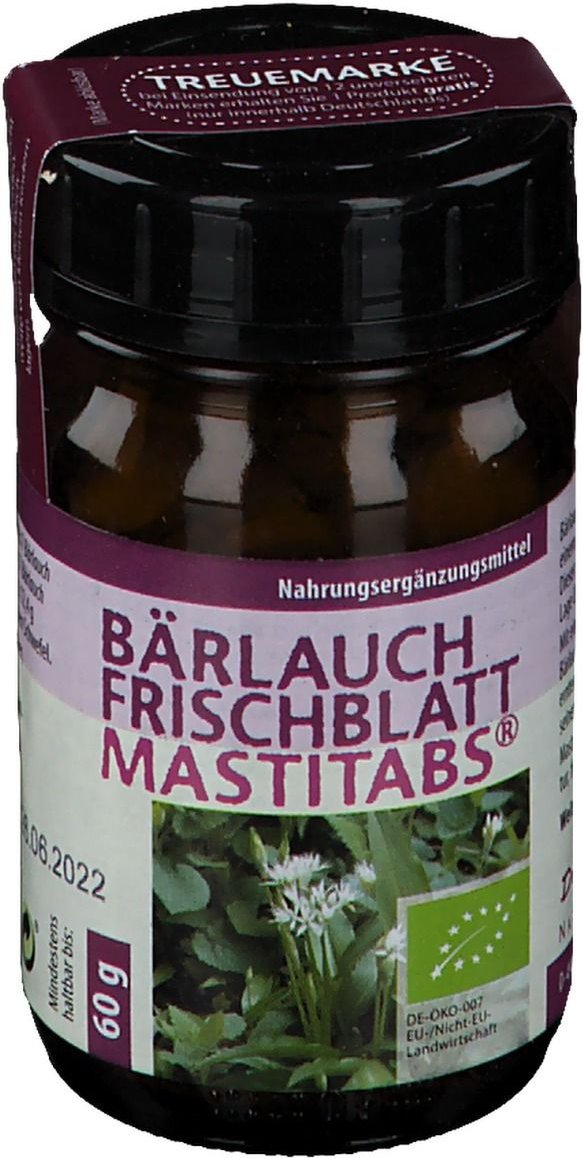 Baerlauch Frischbl Mastita Bio 160 St Tabletten