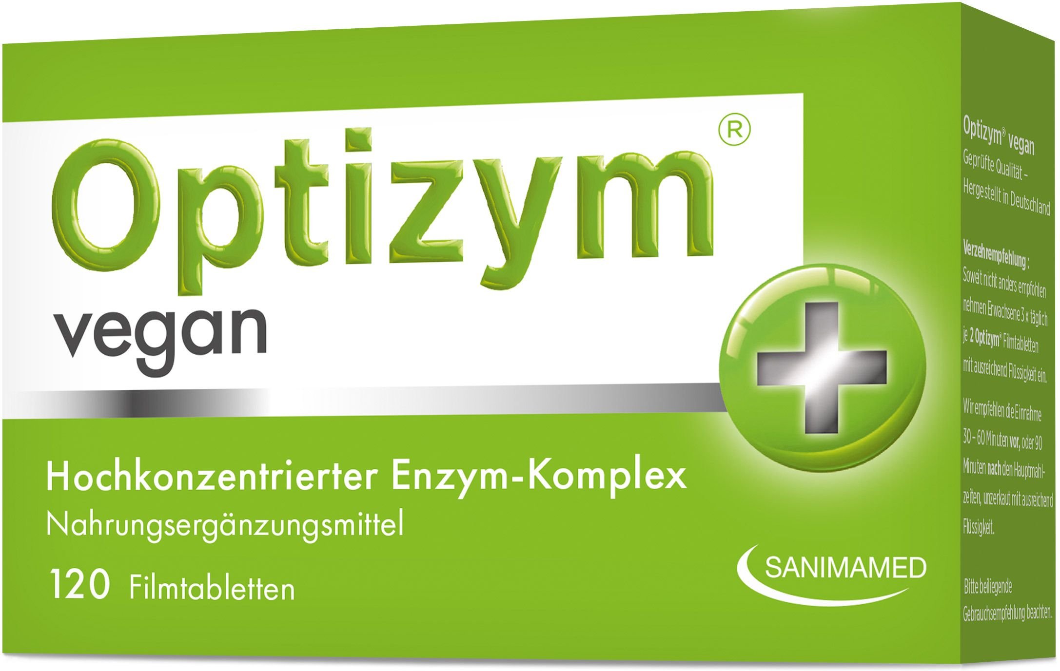 Optizym vegan Filmtabletten 120 St