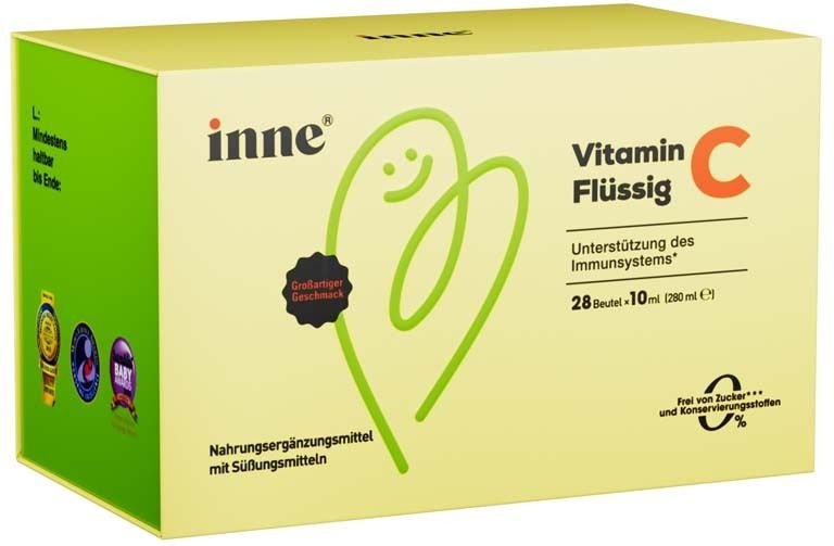 Inne Vitamin C flüssig Beutel 28x10 ml Flüssigkeit
