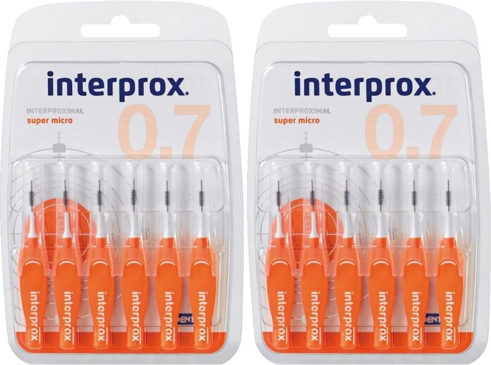 INTERPROx REG SUP Micro OR x2 2x6 St Zahnbürste