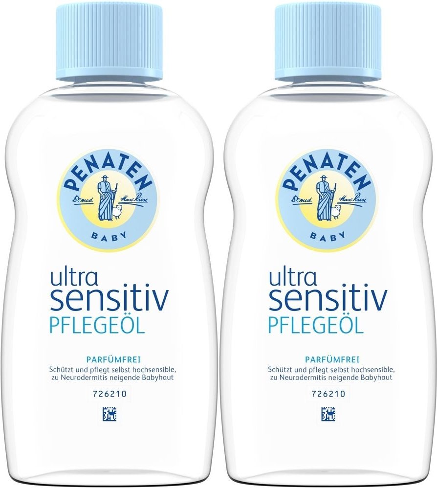 Penaten Ultra sensitiv Pflegeöl 2x 2x200 ml Öl