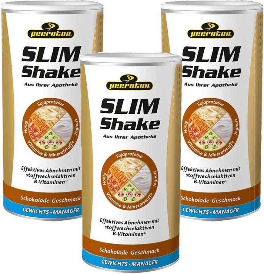 peeroton® Diät Aktivkost Schokolade 3er Pack 3x500 g Pulver