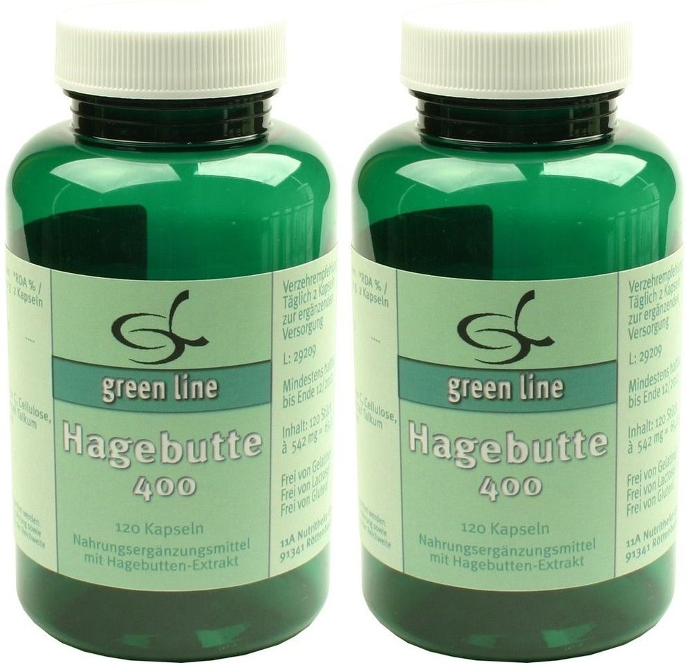 Hagebutte 400 Kapseln 2x 2x120 St