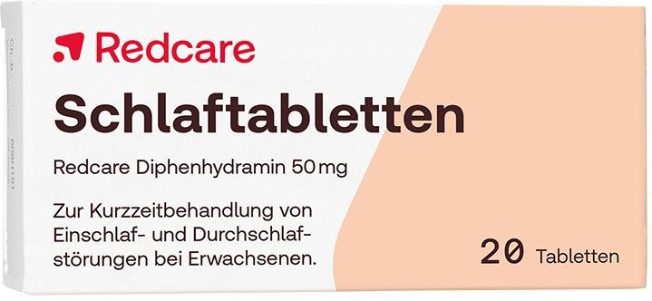 Schlaftabletten RedCare Diphenhydramin 50 mg 20 St Tabletten
