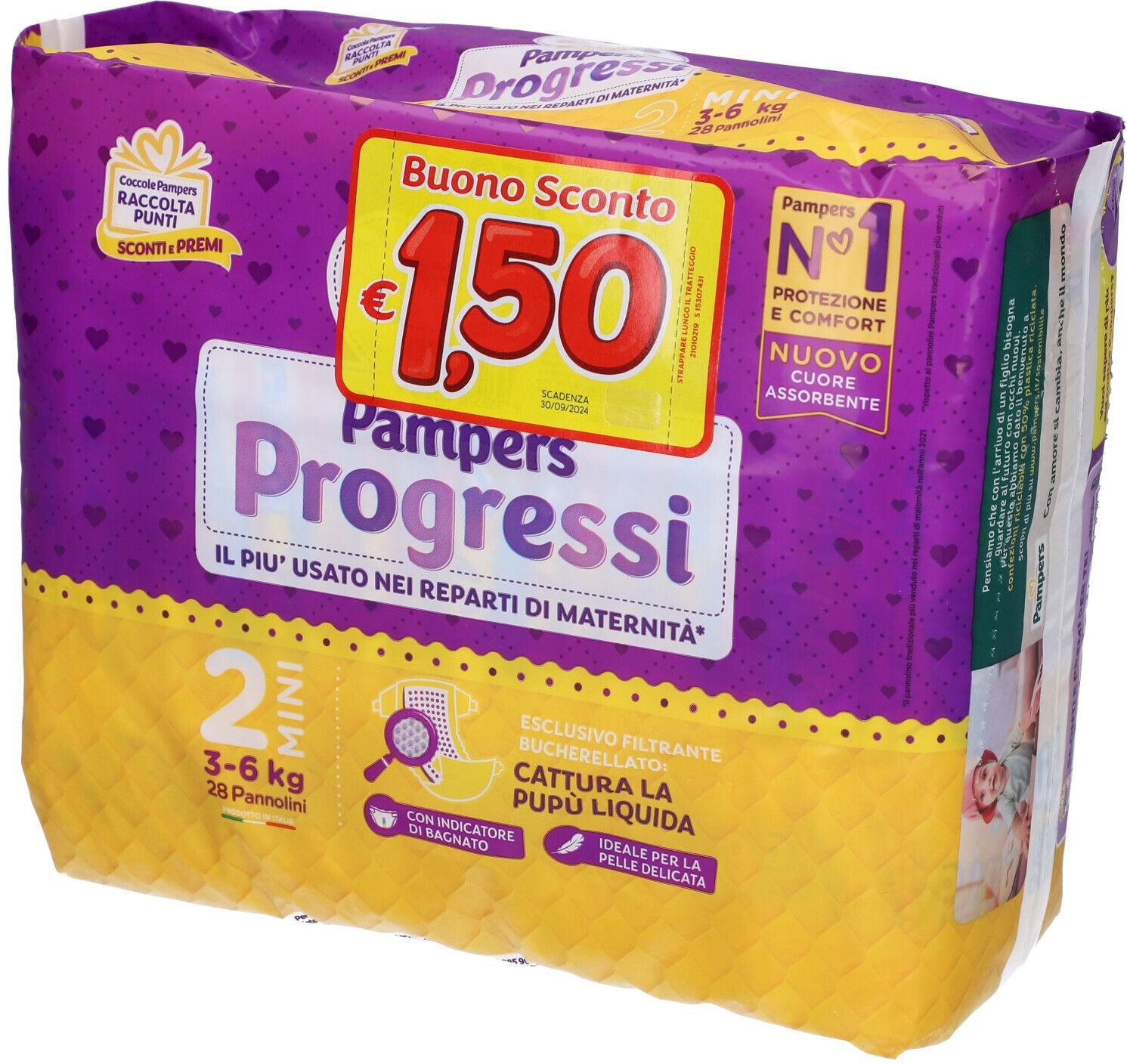 Pampers Prog Mini 28Pz 28 St Windeln