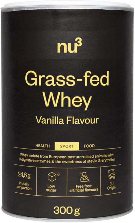 Grass-Fed Whey - Vanilla Flavour 300 g Pulver