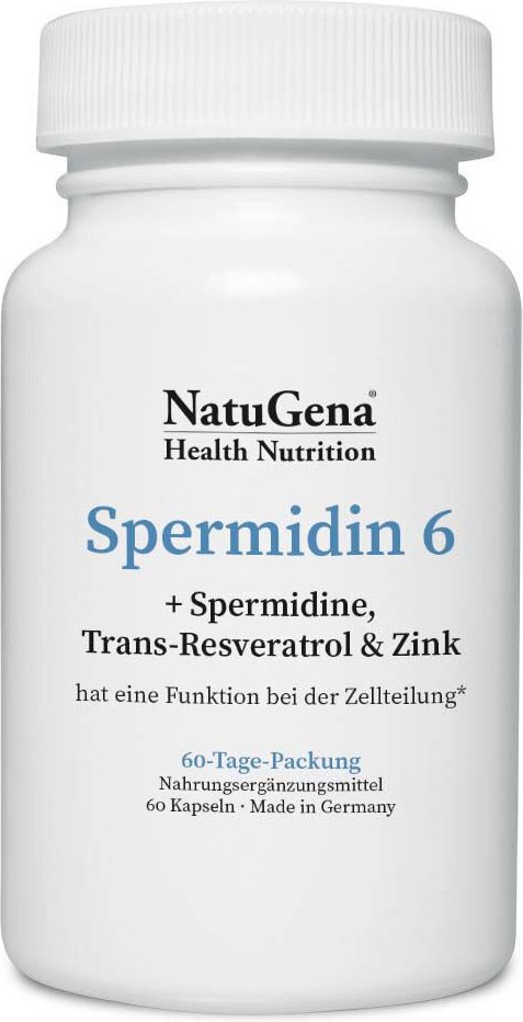 Spermidin 6+Resveratrol+Zink vegan Kapseln 60 St