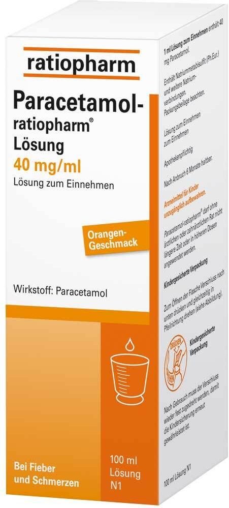 PARACETAMOL-ratiopharm Lösung 100 ml