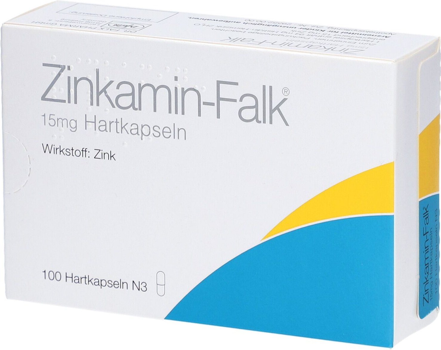 Zinkamin Falk 15 mg Hartkapseln 100 St