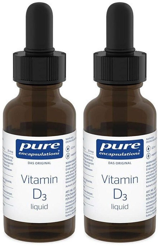 Pure Encapsulations Vitamin D3 Liquid 2x 2x22,5 ml Liquidum