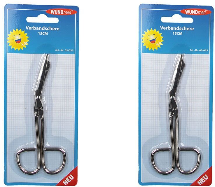 Verbandschere 15 cm 2x 2x1 St Schere