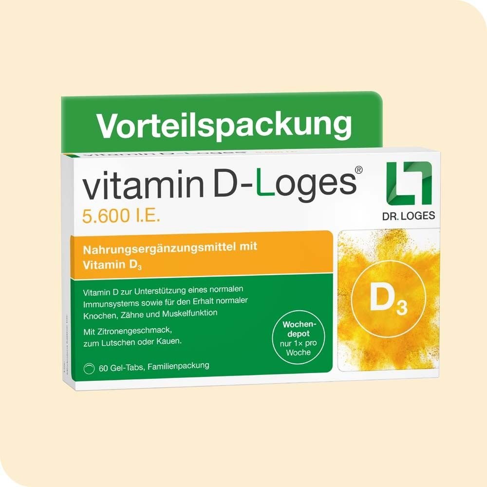 Vitamin D-Loges 5.600 I.e. Wo.Depot Kautabl.Fam.Pa 60 St Kautabletten
