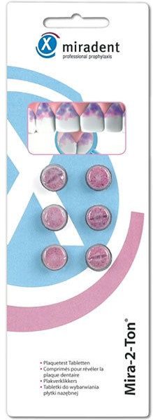 Miradent Plaquetest Tabletten Mira-2-Ton 6 St