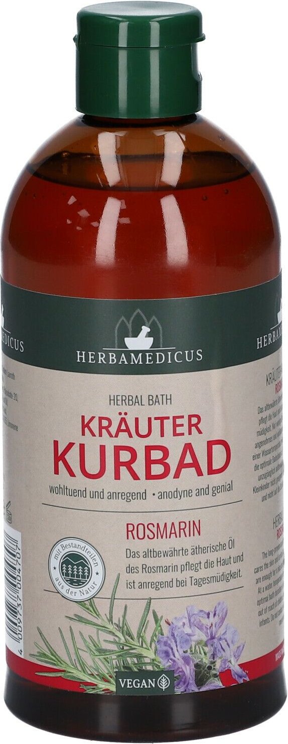 Rosmarin Kräuter Kurbad Herbamedicus 500 ml Flüssigkeit