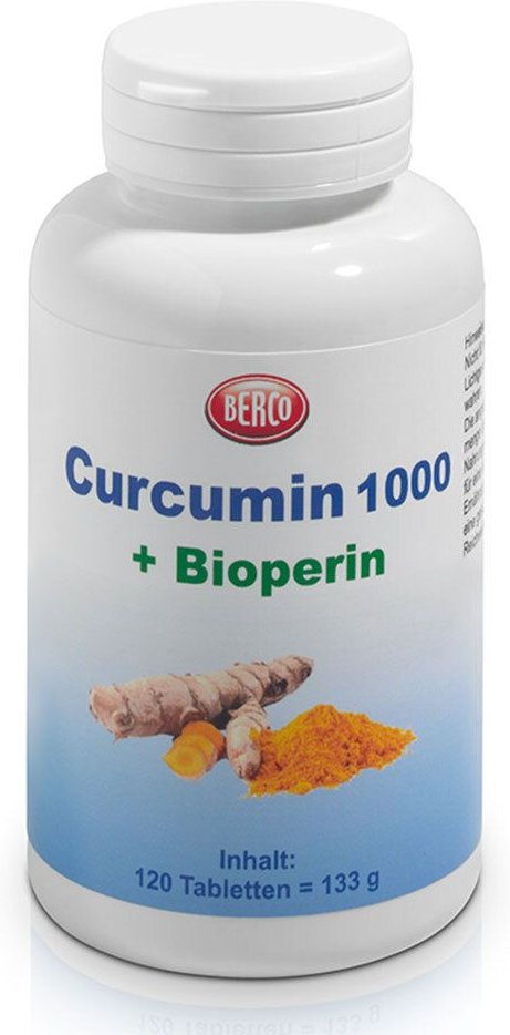 Curcumin 1000 + Bioperin Berco Tabletten