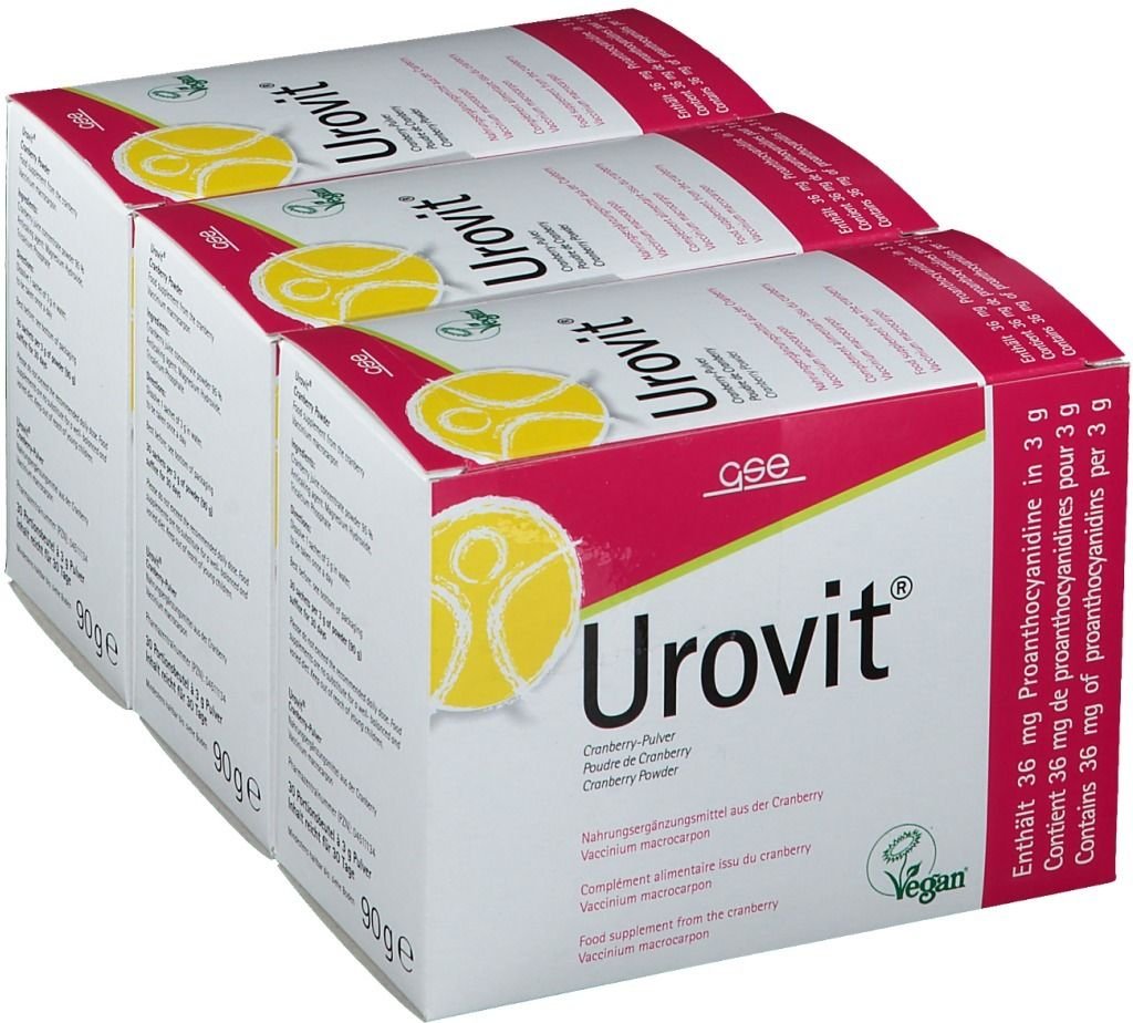 GSE Urovit Cranberry Pulver 90x3 g