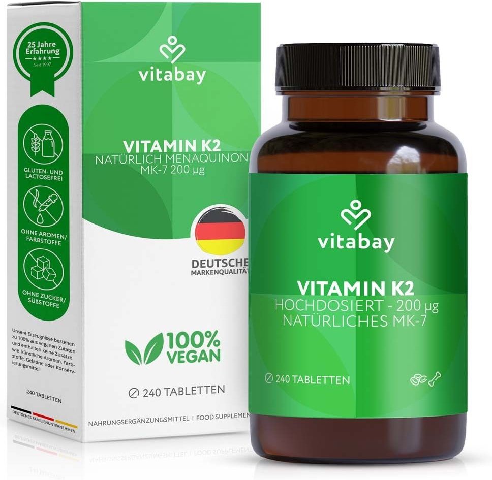 Thumbnail - Vitamin K2 200 µg MK-7 vegan Tabletten