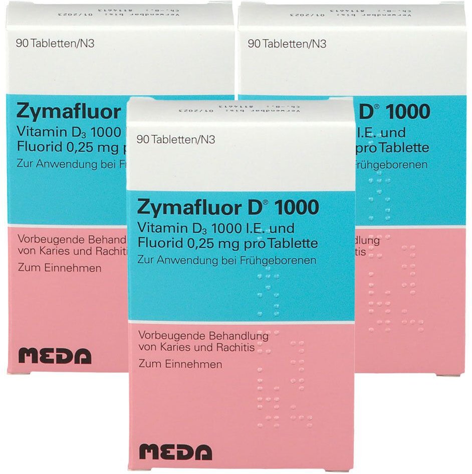 Zymafluor D 1000 x3 3x90 St Tabletten