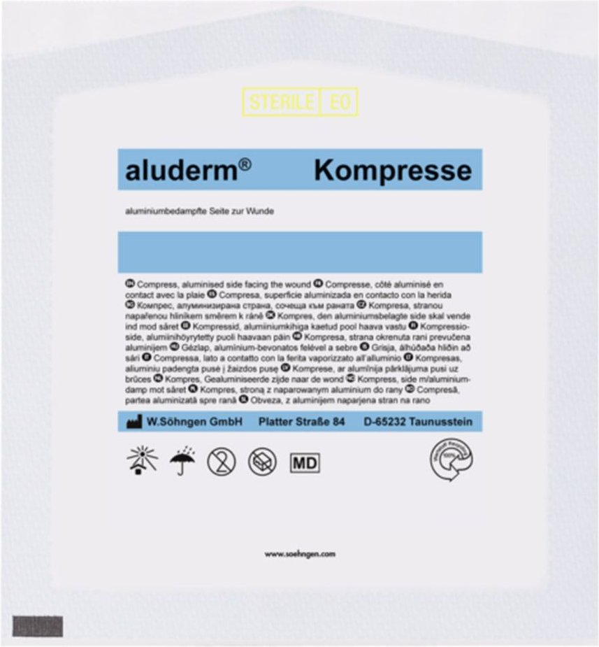 Aluderm Kompressen 20x20 cm 1 St