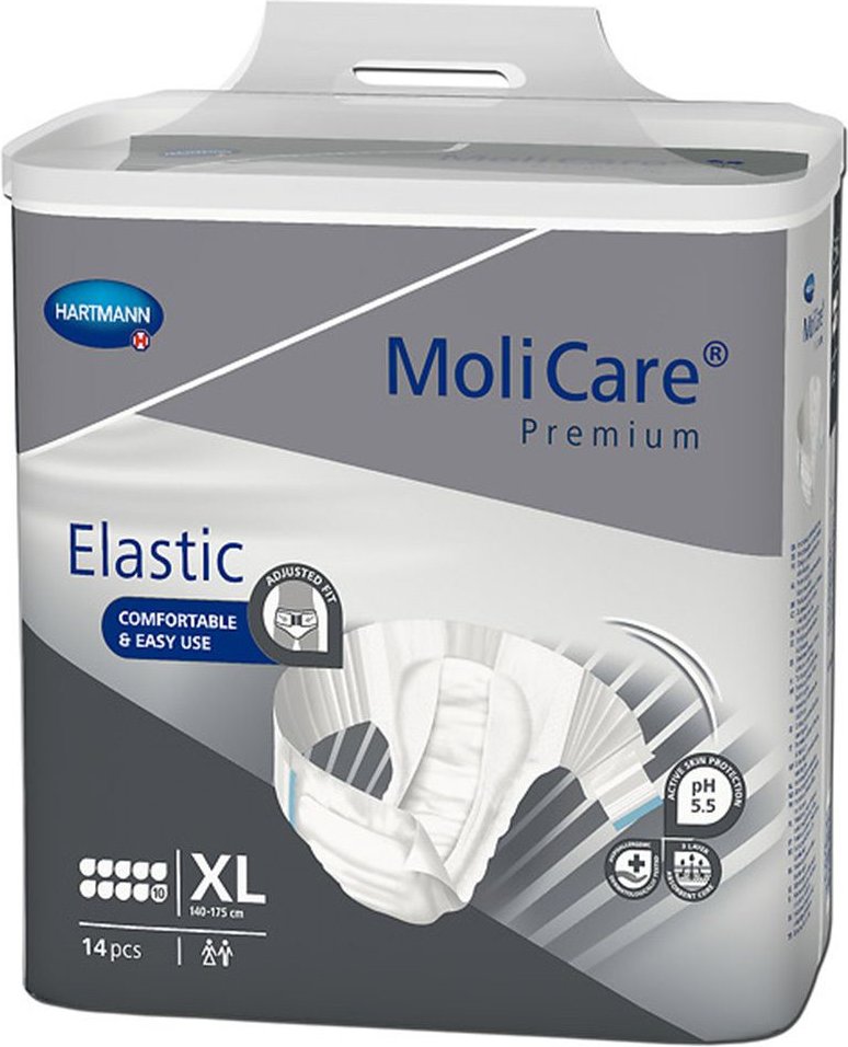 Thumbnail - Molicare Premium Elastic Slip 10 Tropfen Gr.XL 4x14 St Einlagen