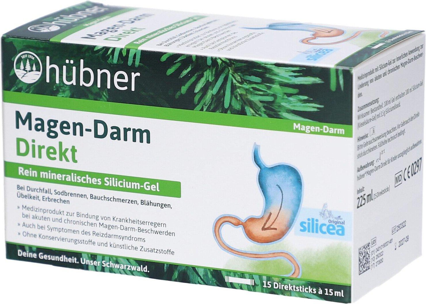 Hübner Magen-Darm Direkt Gel 15x15 ml