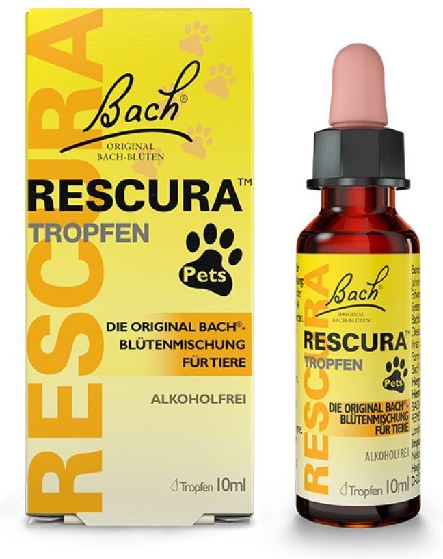 Bachblüten Original Rescura Pets Tro.alk.frei vet. 10 ml Tropfen