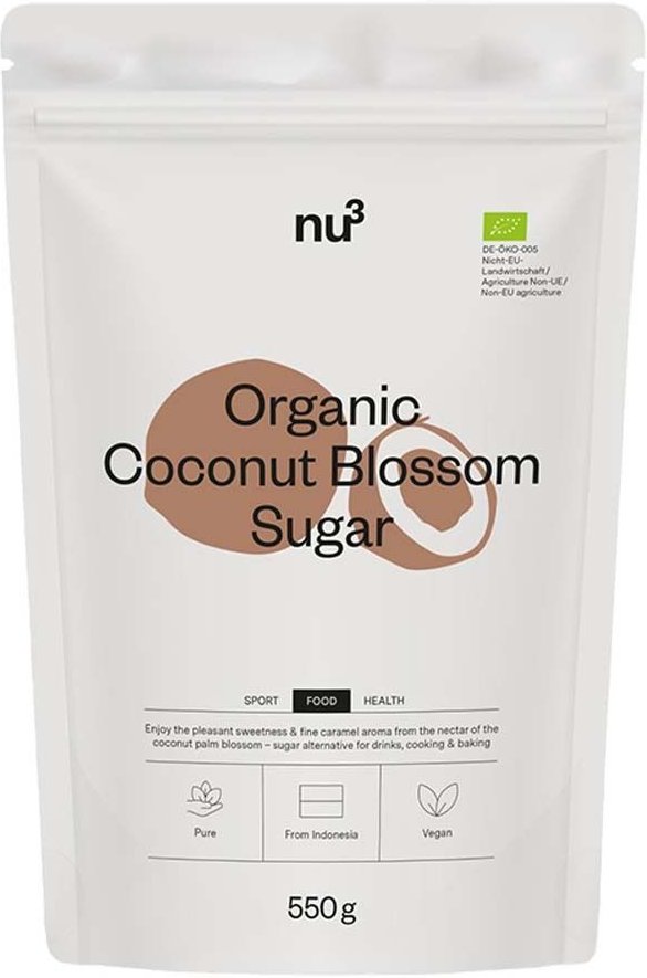 nu3 Bio Kokosblütenzucker 550 g Pulver