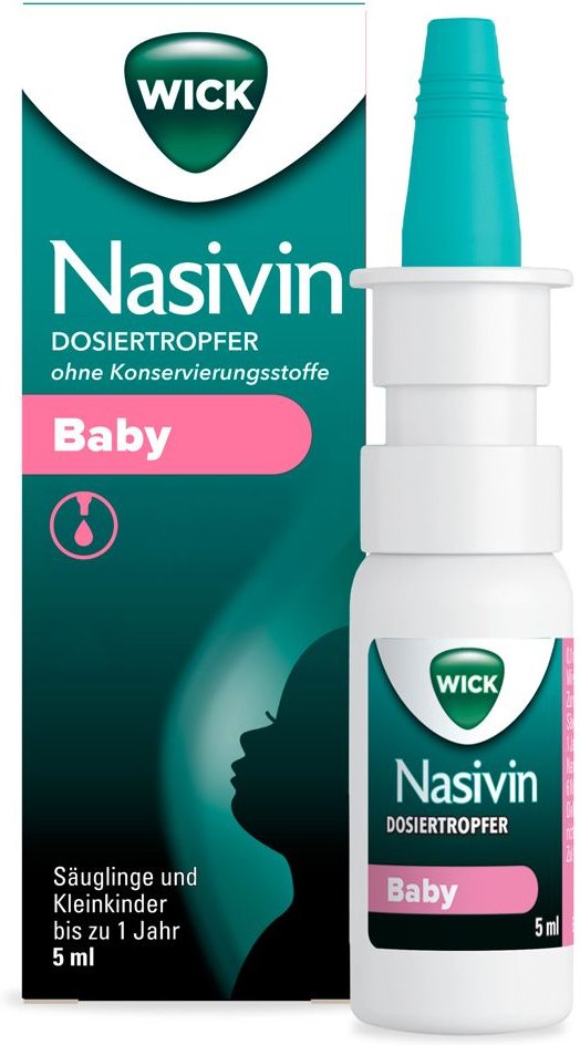 Wick Nasivin Dosiertropfer oK Baby 0,1 mg/ml NTR 5 ml Nasentropfen