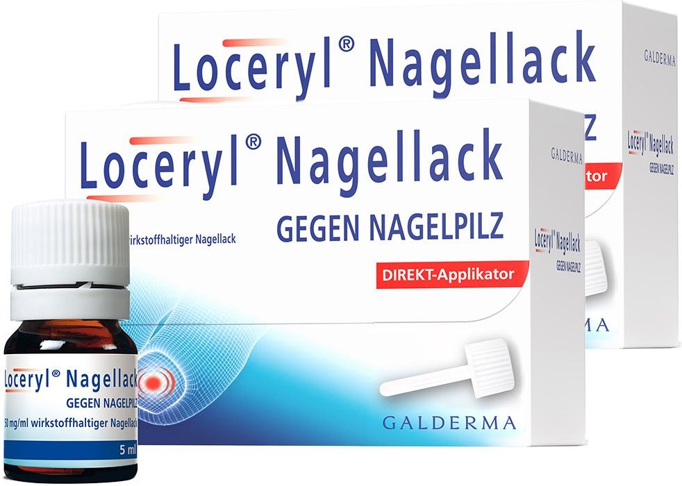 Loceryl Nagellack gegen Nagelpilz Doppelpack 2x5 ml Wirkstoffhaltiger