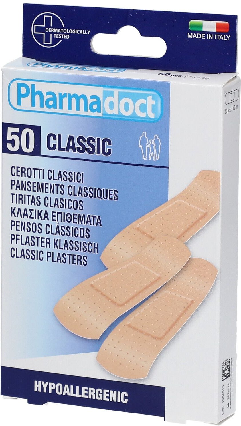 Pflaster klassisch 2x7 cm 50 St