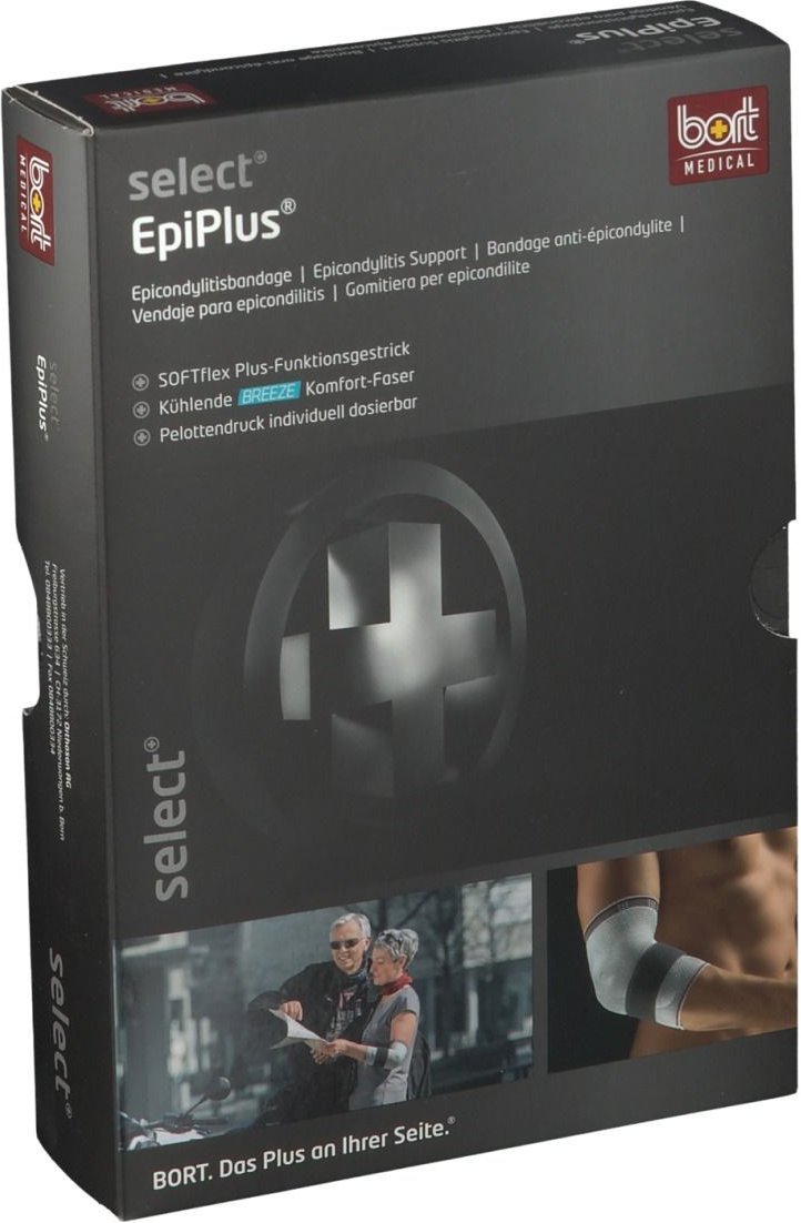 Bort Select EpiPlus Ellenbogenbandage XS silber 1 St Bandage(s)