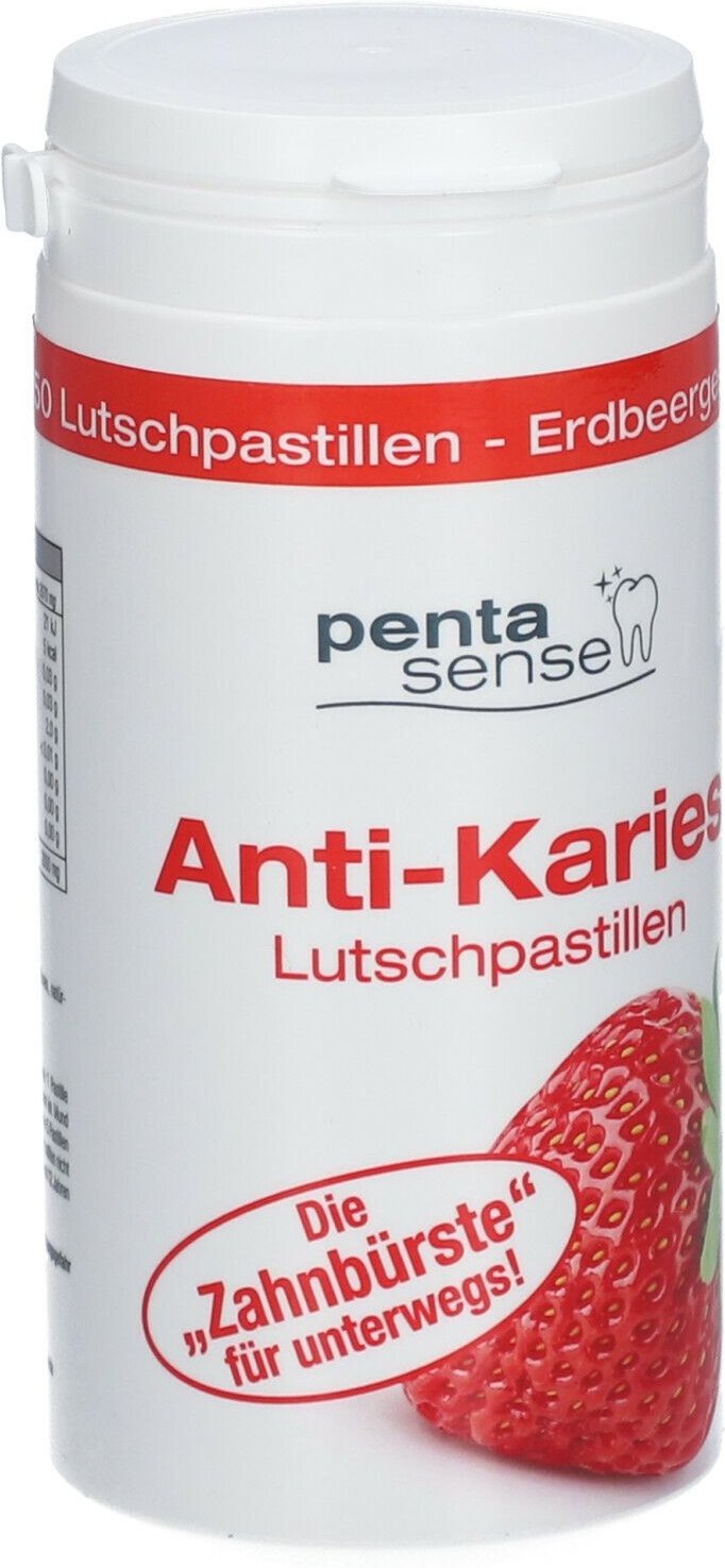 Penta-Sense Anti-Karies Lutschpastillen Erdbeere 150 St Pastillen