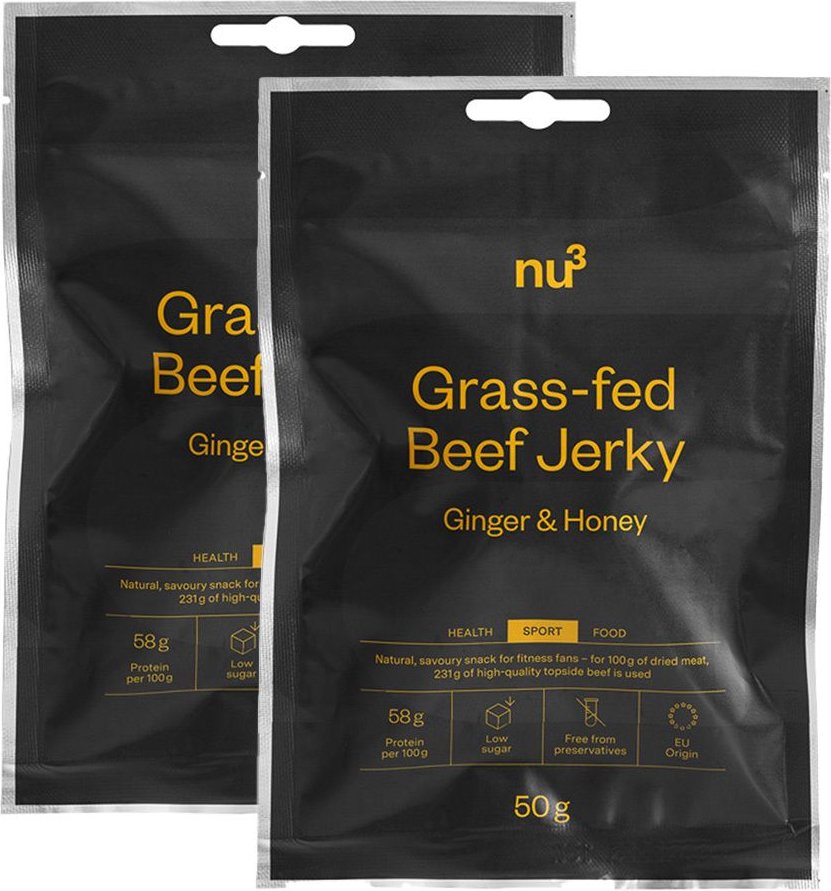 nu3 Beef Jerky Ingwer-Honig x 2 2x50 g Sonstige