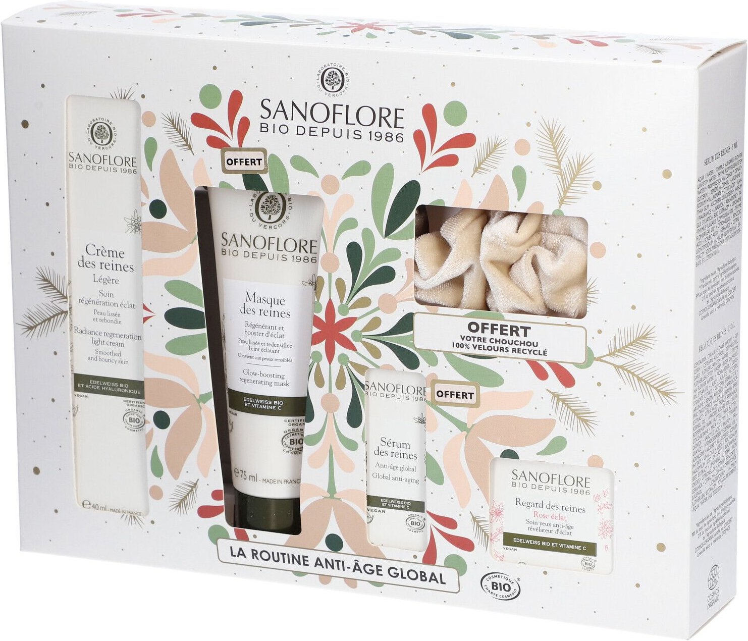 Sanoflore Coff Reine Leg+Reg+Masq 135 ml Hautcreme